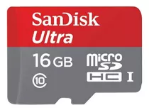 Tarjeta De Memoria Sandisk Sdsqunc-016g-gn6ma  Ultra Con Adaptador Sd 16gb