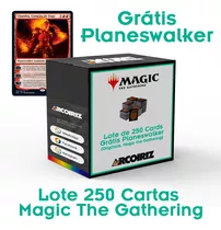 Lote Magic 250 Cartas Mtg + Planeswalker - Frete Grátis!