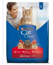 Cat Chow Adulto Activos Carne X 8 Kg