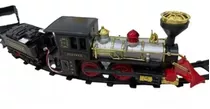 Tren Rail King Set De Locomotora Vagones Con Pista