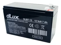 Bateria De Gel Dlux Recargable Sistema De Alarma Dlb7-12 