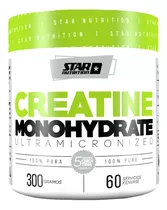 Suplemento En Polvo Star Nutrition Creatine Monohydrate En Pote De 300g