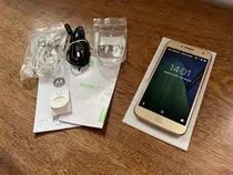 Celular Moto G5 Plus 32gb 2gb Ram Dual Ouro Xt1683 - Vitrine