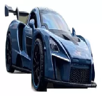 Mini Carro Metal Mclaren Senna Pilha Novo Colecao Envio Ja