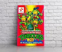 Carteles Tortugas Ninja Gamer Juegos 30x20 Cm Snes Pvc