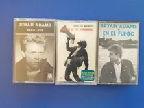 Set De 3 Cassettes Tapes Originales Bryan Adams