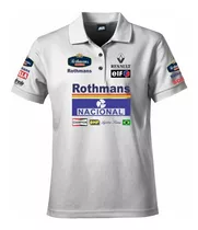 Chomba Estampada F1 Vintage Williams Renault Ayrton Senna