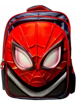 Mochila Spiderman 3d Marvel Increibles Escolar Club Colonia
