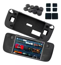 Funda Para Steam Deck + Protector Touch R L + Tapas Analogos