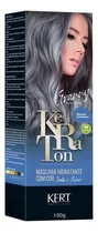 Kit Tinte Kert Cosméticos  Keraton Baño De Brillo Máscara Hidratante Com Cor Tom Granny Para Cabelo