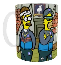 Taza Ted Lasso Homero Simpson Y Ned Flanders