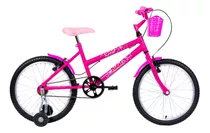 Bicicleta Aro 20 Infantil Mtb Girl Com Roda Lateral Cor Lilás