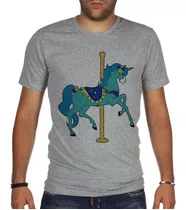 Remera De Hombre Caballito Carrusel Diseño Dibujo