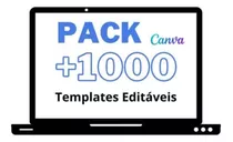 Pack Canva 1000 Artes 100% Editáveis Mega Promoção 
