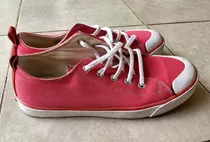 Zapatillas De Lona, Marca Levis, Color Fucsia,  Nro 38.