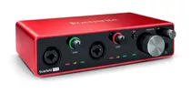 Focusrite Scarlett 4i4 3 Gen Placa De Sonido Usb Con Midi