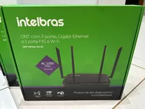 Modem Roteador Com Wifi Intelbras Wifiber 121ac