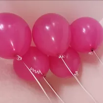 Globos De Látex Perlado O Standar X12 Inflado Con Helio