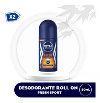 Desodorante Roll-on Nivea Men Fresh Sport 50 Ml
