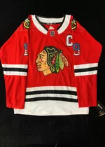 Camisa Hockey Chicago Blackhawks Preta - Pronta Entrega