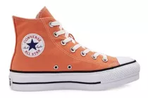 Zapatillas Chuck Taylor Hi Platform Converse (coral)