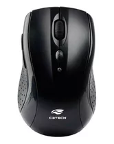 Mouse Sem Fio 1600dpi M-w012 Bk Preto V2 C3 Tech