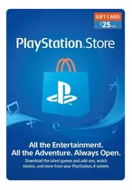 Psn Playstation Store $25 - Ps5 | Ps4 | Ps3 | Ps Vita - Usa