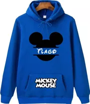 Buzo Sacos Hoodies Para Niños Mickey Mouse Personalizado