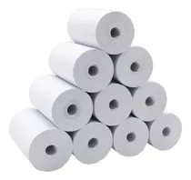 10 Rollos Papel Termico 58 Mm Para Impresora Gadnic Lt1050