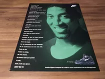 (pg493) Scottie Pippen * Publicidad Nike