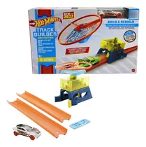 Hot Wheels Conjunto Pista Track Builder Decolagem De Drone