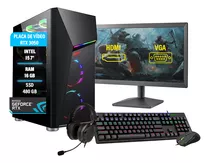 Pc Gamer Completo I5 7° 16gb Rtx 3050 8gb Ssd 480gb Hd 1tb