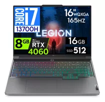 Lenovo Legion Slim 5 Core I7 13700h 16gb 512gb Rtx4060 16'