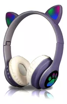 Suono P47 Auriculares Inalambricos Bluetooth Recargable Flexible Radio Color Violeta
