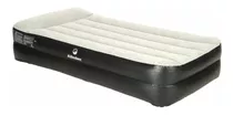 Colchón Inflable Klimber Sencillo Color Negro Y Blanco De  99cm X 191cm X 30cm