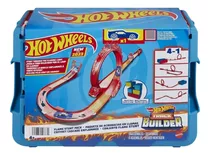 Hot Wheels Track Builder Premium Pista De Acrobacias 4x1 Top