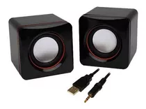 Caixinha De Som Pc Speaker Usb E P2 2 Polegadas (o Par