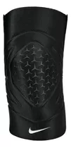 Rodillera De Compresión Abierta Rótula Gym Nike Pro Unisex Color Negro Talla G