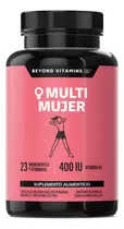 Multivitaminico De Mujer Con 23 Ingredientes + Vitamina D3 | Sin Saborizante | Suplemento Alimenticio | 150 Cápsulas