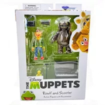 Figura Rowlf Y Scooter - Disney The Muppets Select