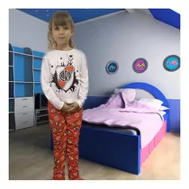 Pijama Largo Unisex Niños Tematico  Modal Varios Modelos