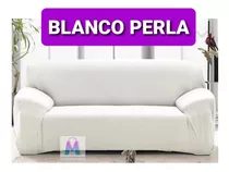 Set Forro Funda Para Muebles 3/2/1 - Blanco Perla