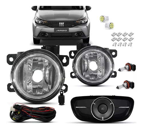 Kit Farol Milha Neblina Fiat Argo Bt Original Frete Gr Tis