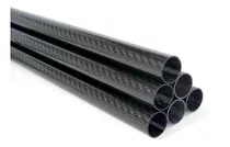 Tubo Fibra De Carbono Ø16 Mm X Ø14 Mm X 1000 Mm