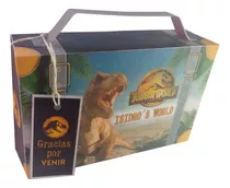 20 Souvenir Infantil Valija Jurassic World Para Armar!