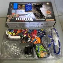 Pistola Glock Gel Orbits Hidroge Juguete Niño