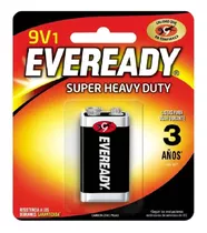 Pila Eveready Carbon Zinc 9v Rectangular L552 Blister 1 Unidad