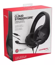 Headset Hyperx Cloudx Stinger Core Black - Pc, Xbox One, Ps4