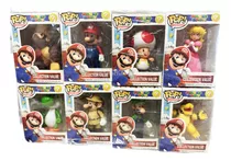 Set 8 Figuras De Personajes Súper Mario Bros Nuevo En Caja.