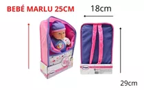 Poppi Mi Pequeño Bebé Marlu 3 En 1 Con Mochila - Cambiador